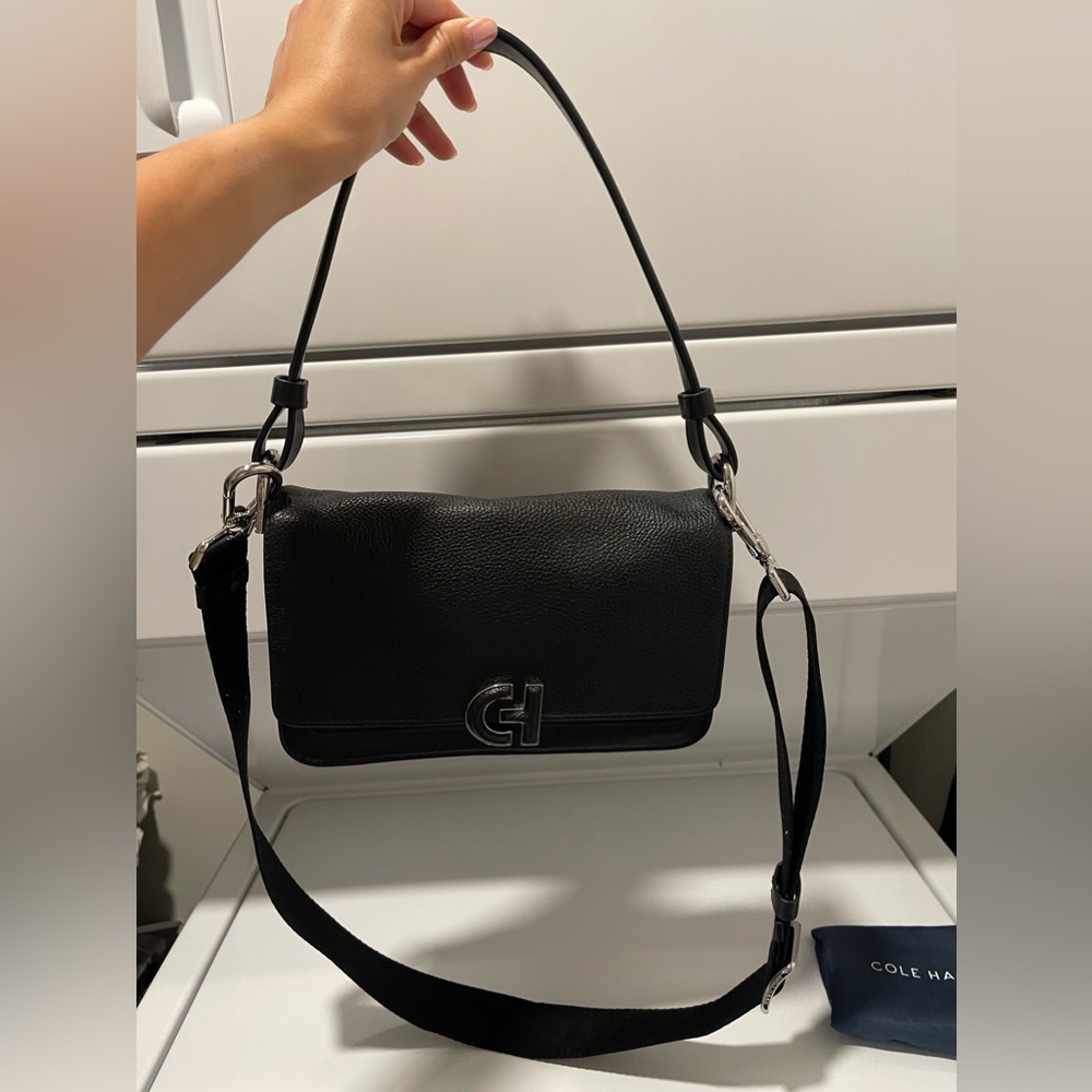 Cole Haan Shoulder Leather Bag - Picture 4 of 14
